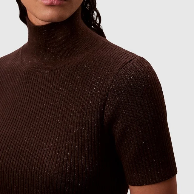 Vestido Calvin Klein Marrón Mujer