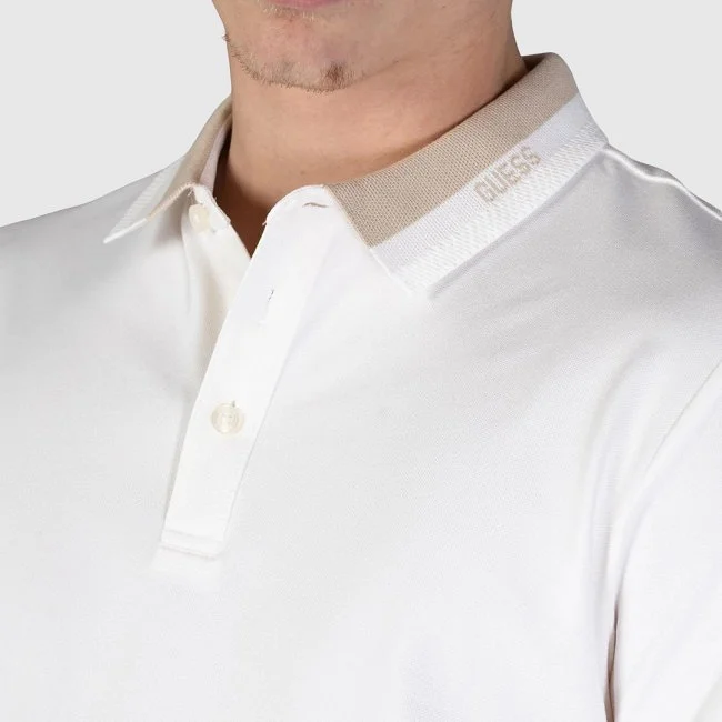 Polo Guess Blanco Hombre