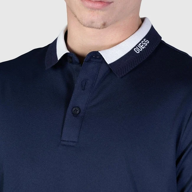 Polo Guess Azul Marino Hombre