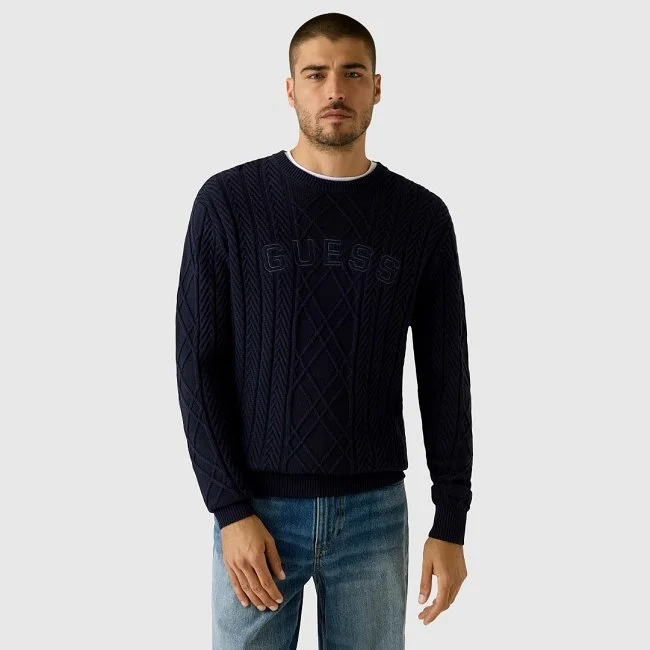 Jersey Guess Azul Marino Hombre