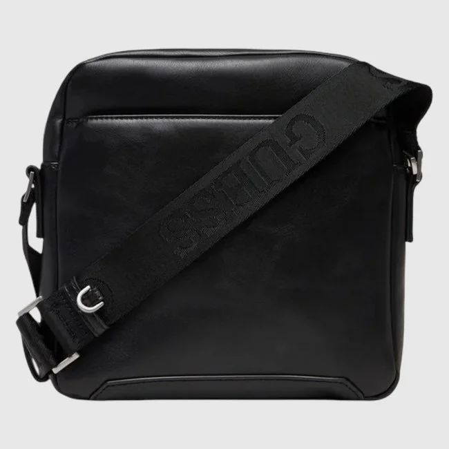 Bandolera Guess Negra Hombre