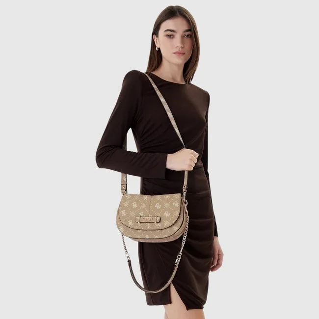 Bolso Guess Beige Mujer