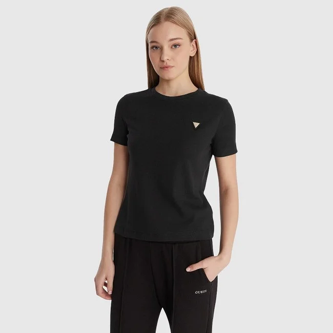 Camiseta Guess Negra Mujer