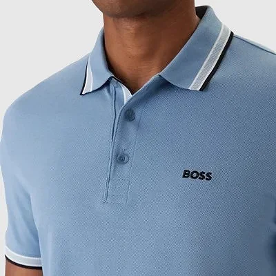Polo Boss Azul Claro Hombre 2