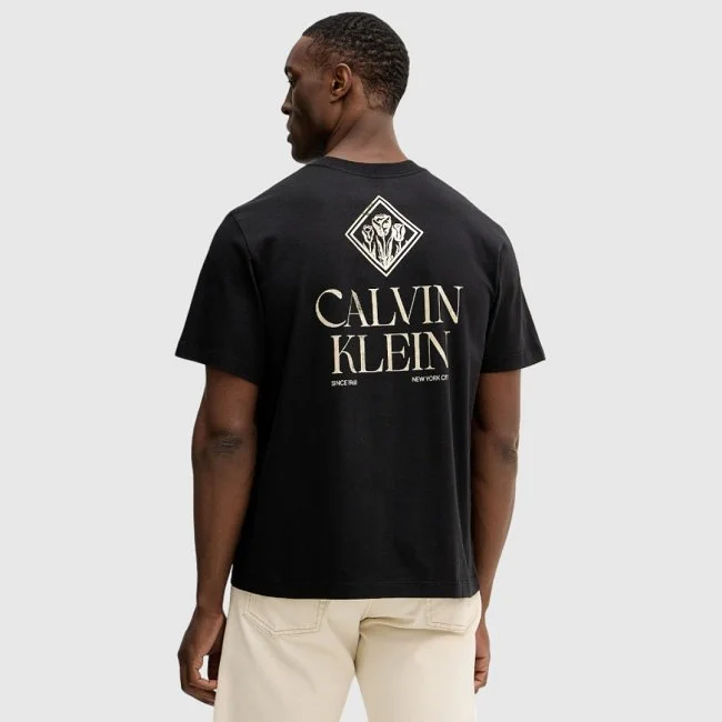 Camiseta Calvin Klein Negra Hombre