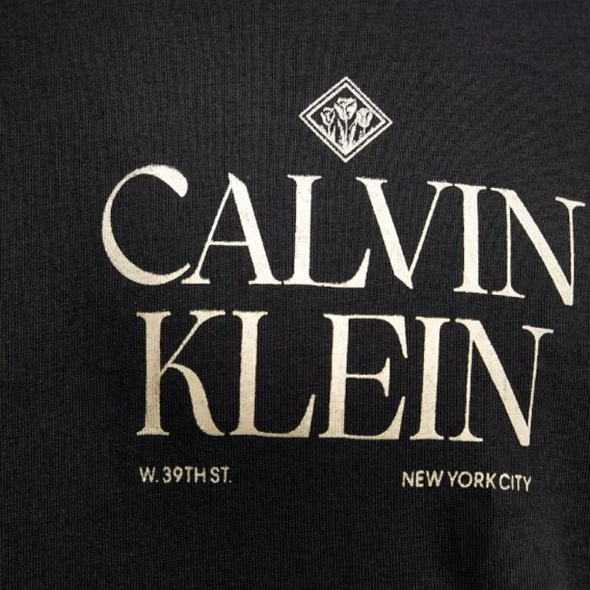 Camiseta Calvin Klein Negra Hombre