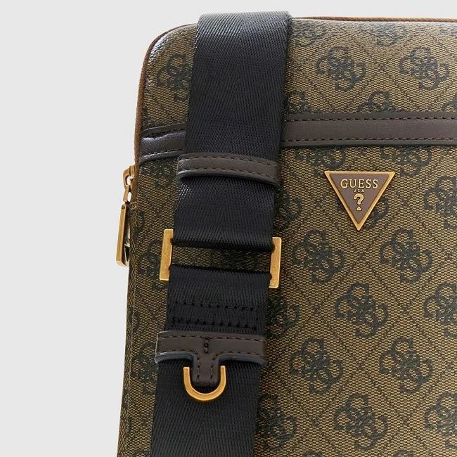 Bandolera Guess Marrón Hombre