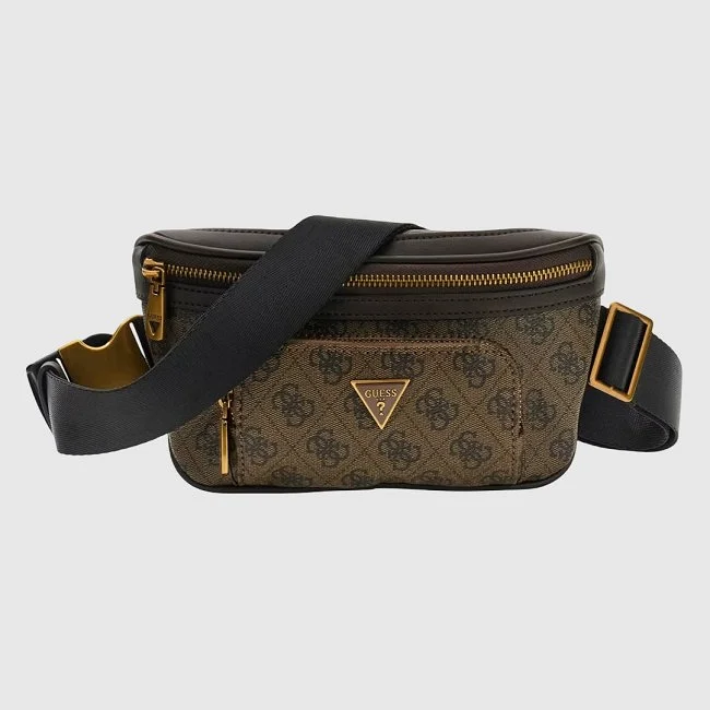Riñonera Guess Marrón Hombre