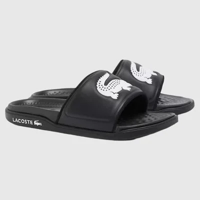 Chanclas Lacoste Negras Hombre