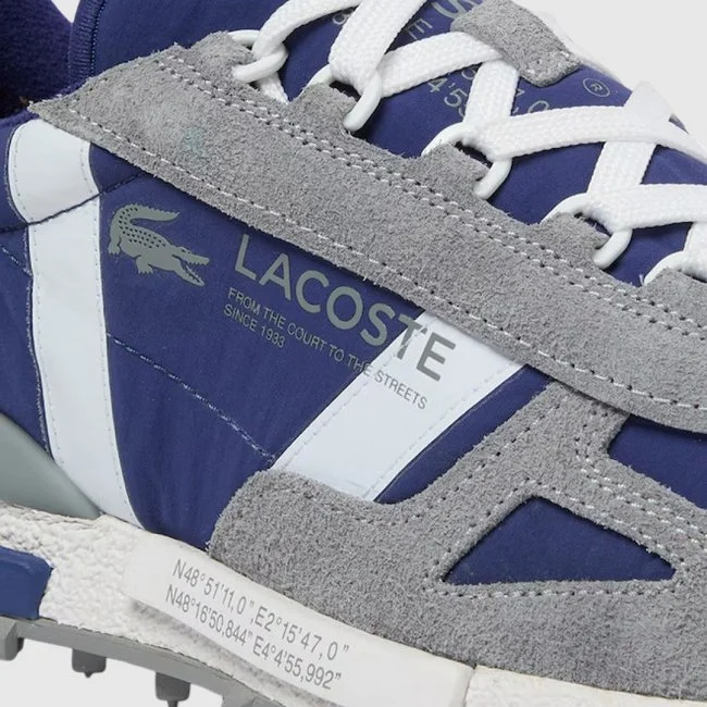 Zapatillas Lacoste Grises y Azules...