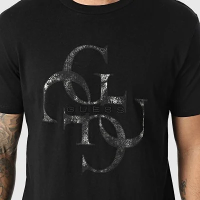 Camiseta Guess Negra Hombre 2