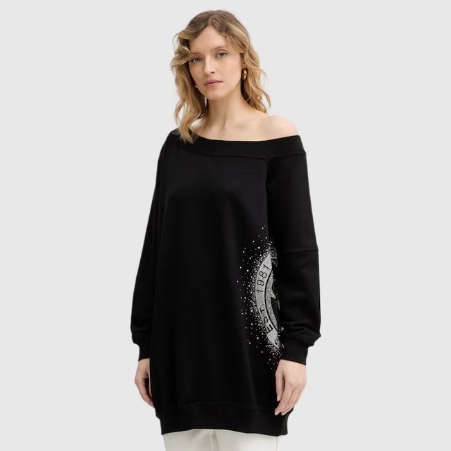 Sudadera Guess Negra Mujer