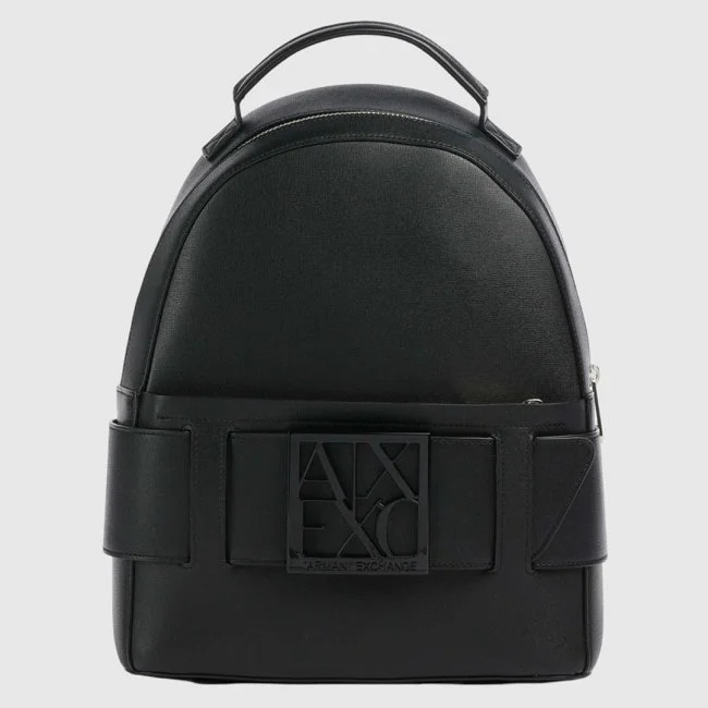 Mochila Armani Exchange Negra Mujer