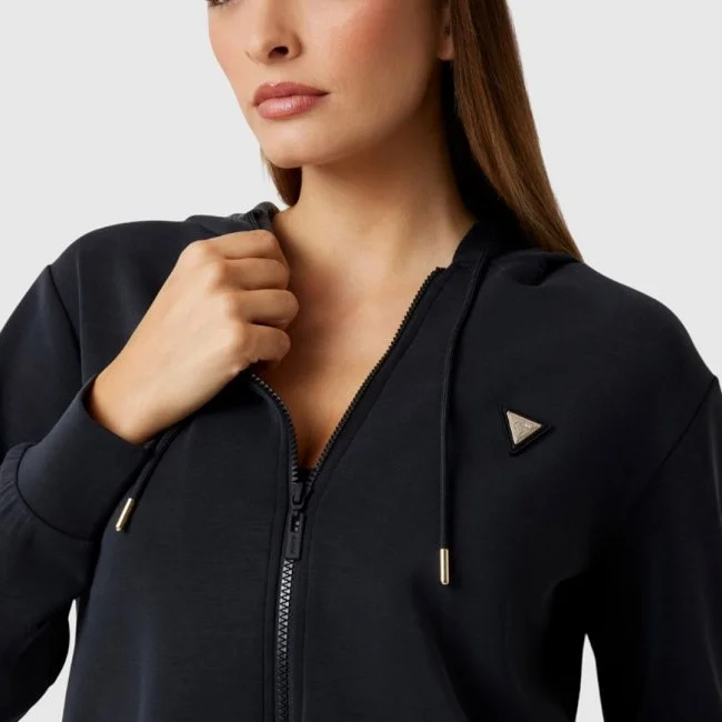 Sudadera Guess Negra Mujer