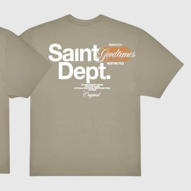 Camiseta Saint Dept. Beige Hombre