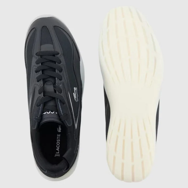 Zapatillas Lacoste Negras y Blancas...