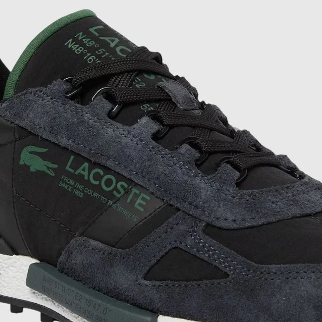 Zapatillas Lacoste Negras y Blancas...