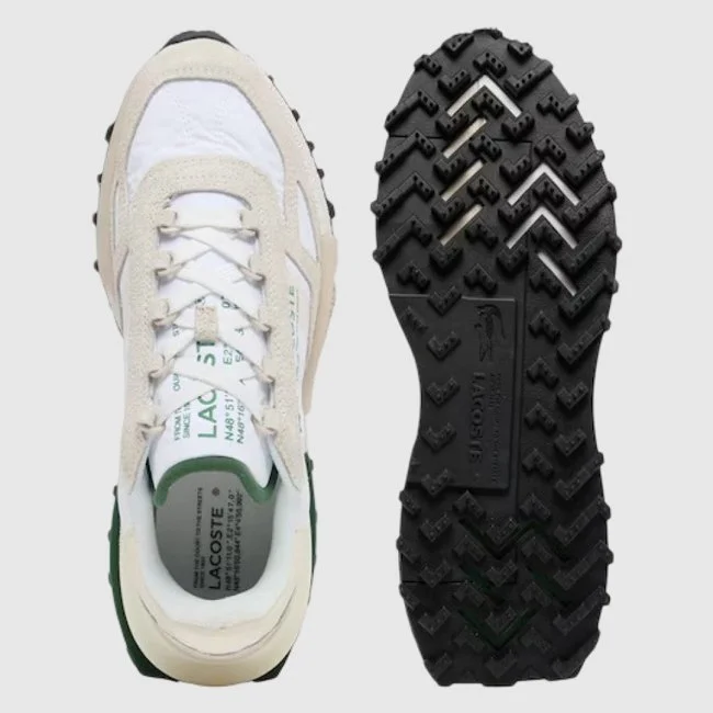 Zapatillas Lacoste Blancas y Beiges...