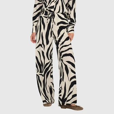 Pantalón ONLY Marfil y...