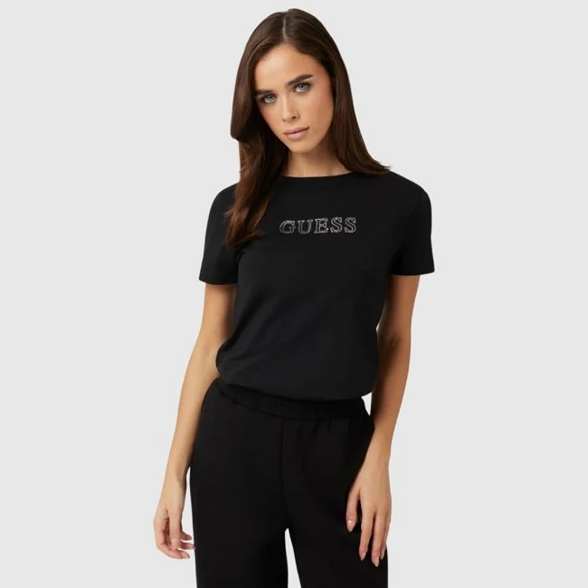 Camiseta Guess Negra Mujer