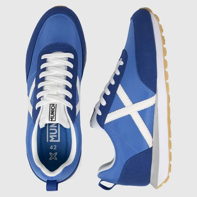 Zapatillas Munich RUSH 07 Azules Hombre