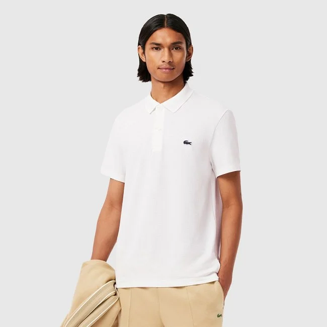 Polo Lacoste Blanco Hombre