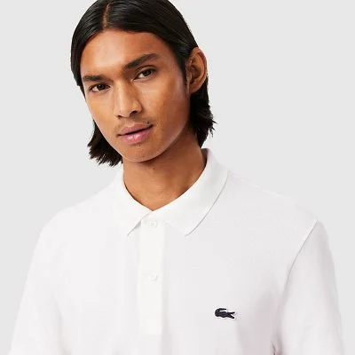 Polo Lacoste Blanco Hombre 2