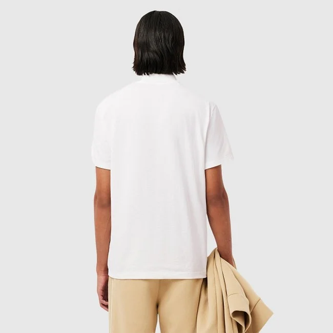 Polo Lacoste Blanco Hombre