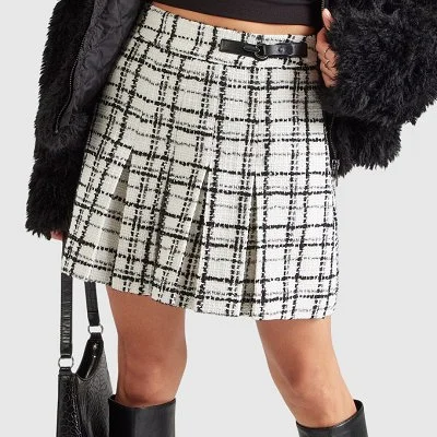 Falda Morgan Blanca y Negra...