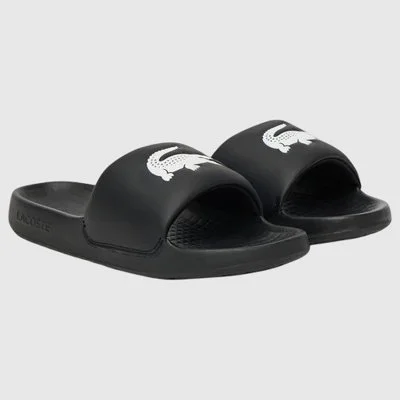 Chanclas Lacoste Negras Mujer