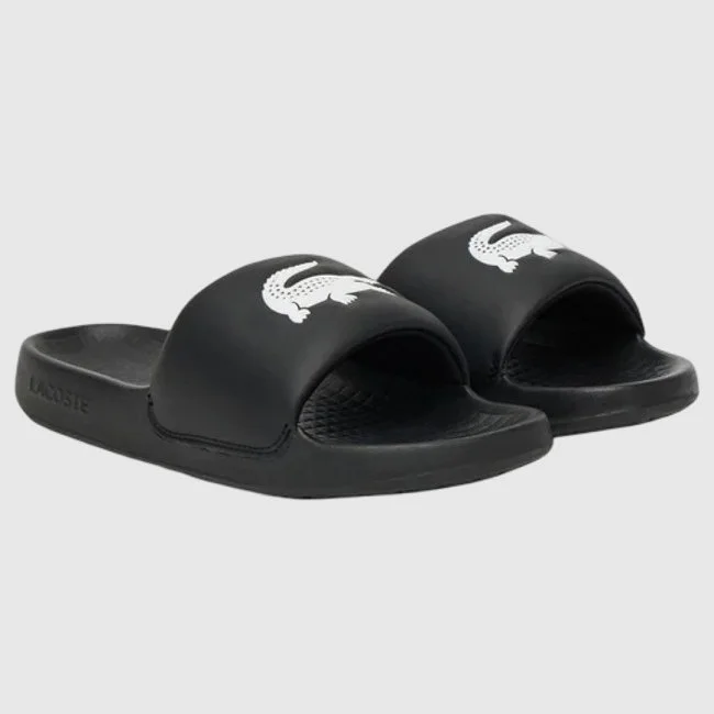 Chanclas Lacoste Negras Mujer