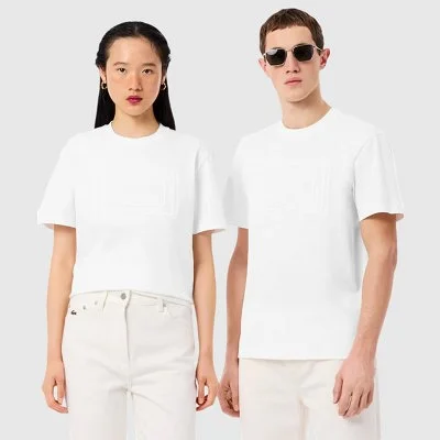 Camiseta Lacoste Blanca 2