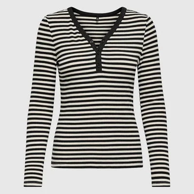 Camiseta ONLY Rayas Mujer