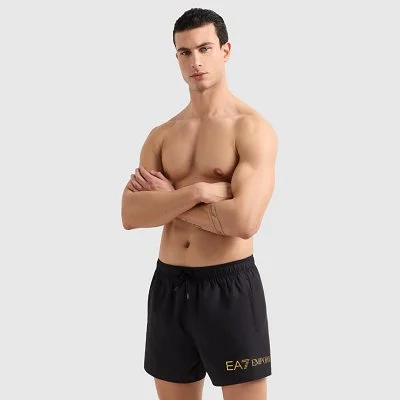 Bañador Armani Negro Hombre