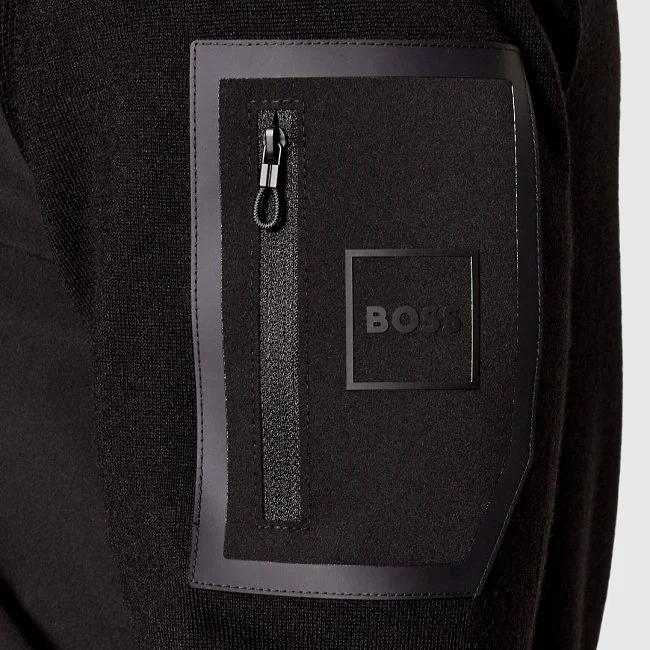 Chaqueta Boss Negra Hombre