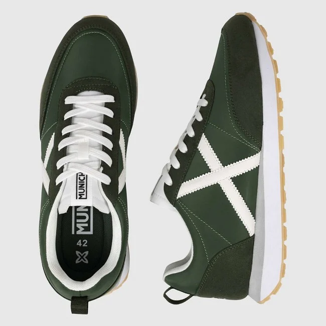 Zapatillas Munich RUSH 08 Verdes Hombre
