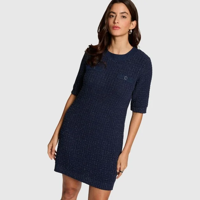 Vestido Morgan Azul Marino Mujer