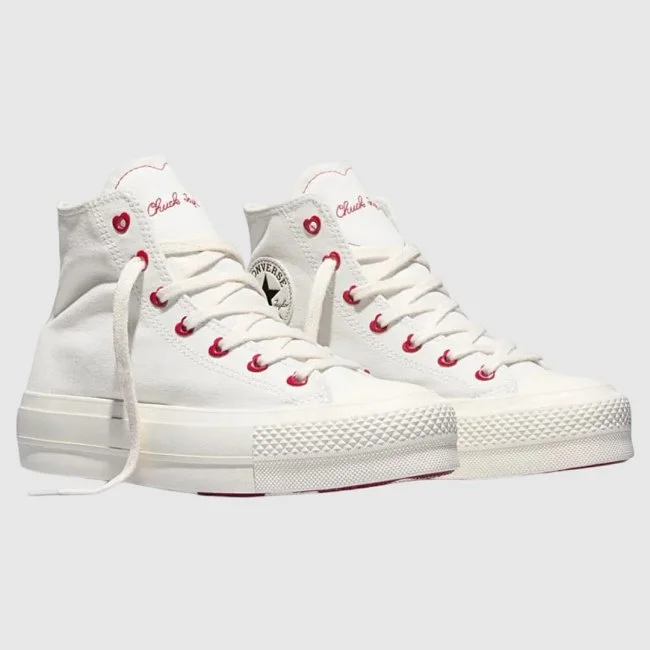 Zapatillas Converse Blancas y Rojas