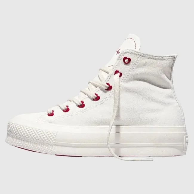 Zapatillas Converse Blancas y Rojas