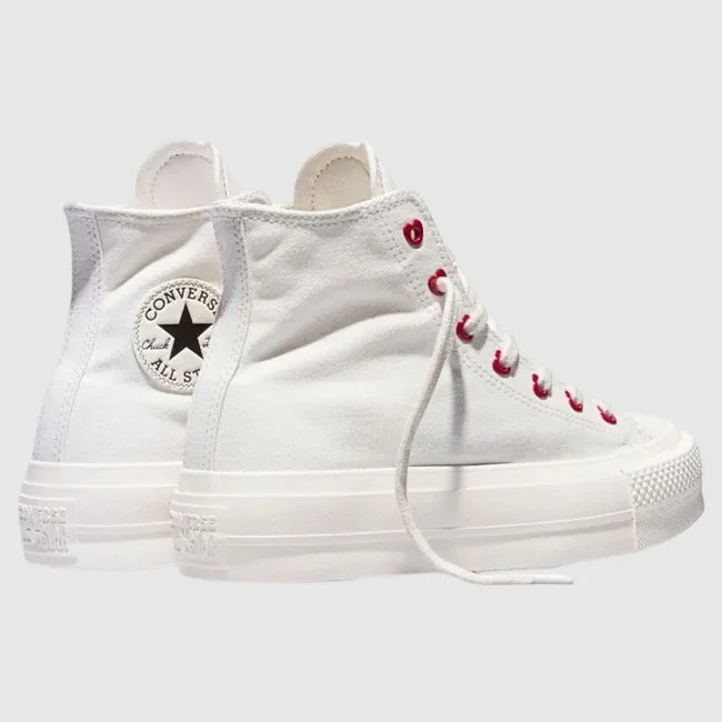 Zapatillas Converse Blancas y Rojas