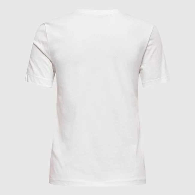 Camiseta ONLY Blanca Mujer