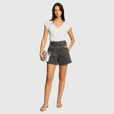 Camiseta Morgan Marfil Mujer