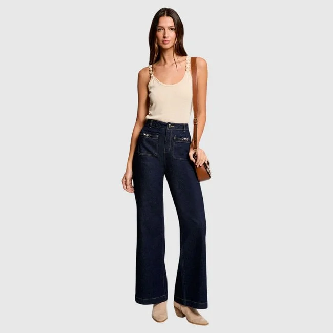 Camiseta Morgan Marfil Mujer