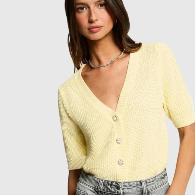 Jersey Morgan Amarillo Mujer