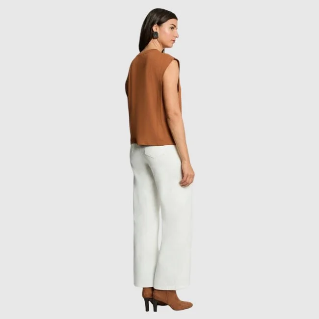 Camiseta Morgan Marrón Mujer