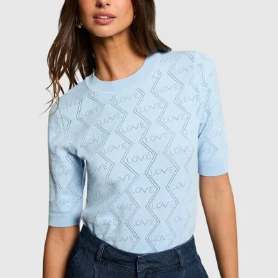 Jersey Morgan Azul Mujer