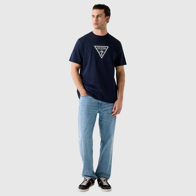 Camiseta Guess Azul Marino Hombre