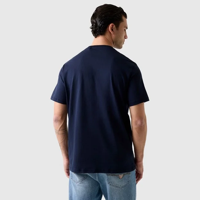 Camiseta Guess Azul Marino Hombre