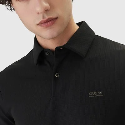 Polo Guess Negro Hombre 2