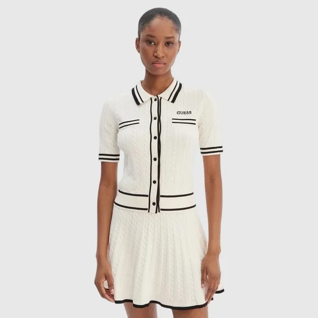 Jersey Guess Blanco Mujer